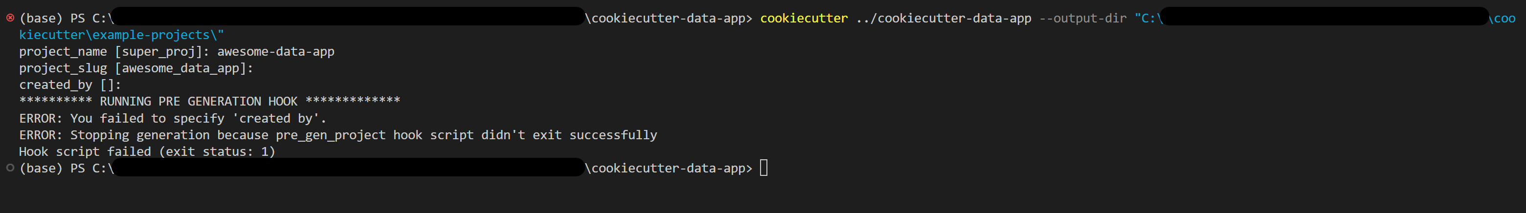 cookiecutter-data-app-validation-result